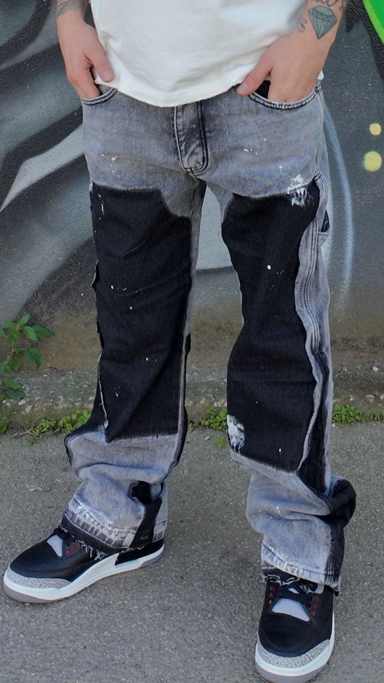 Jeans carpenter paint