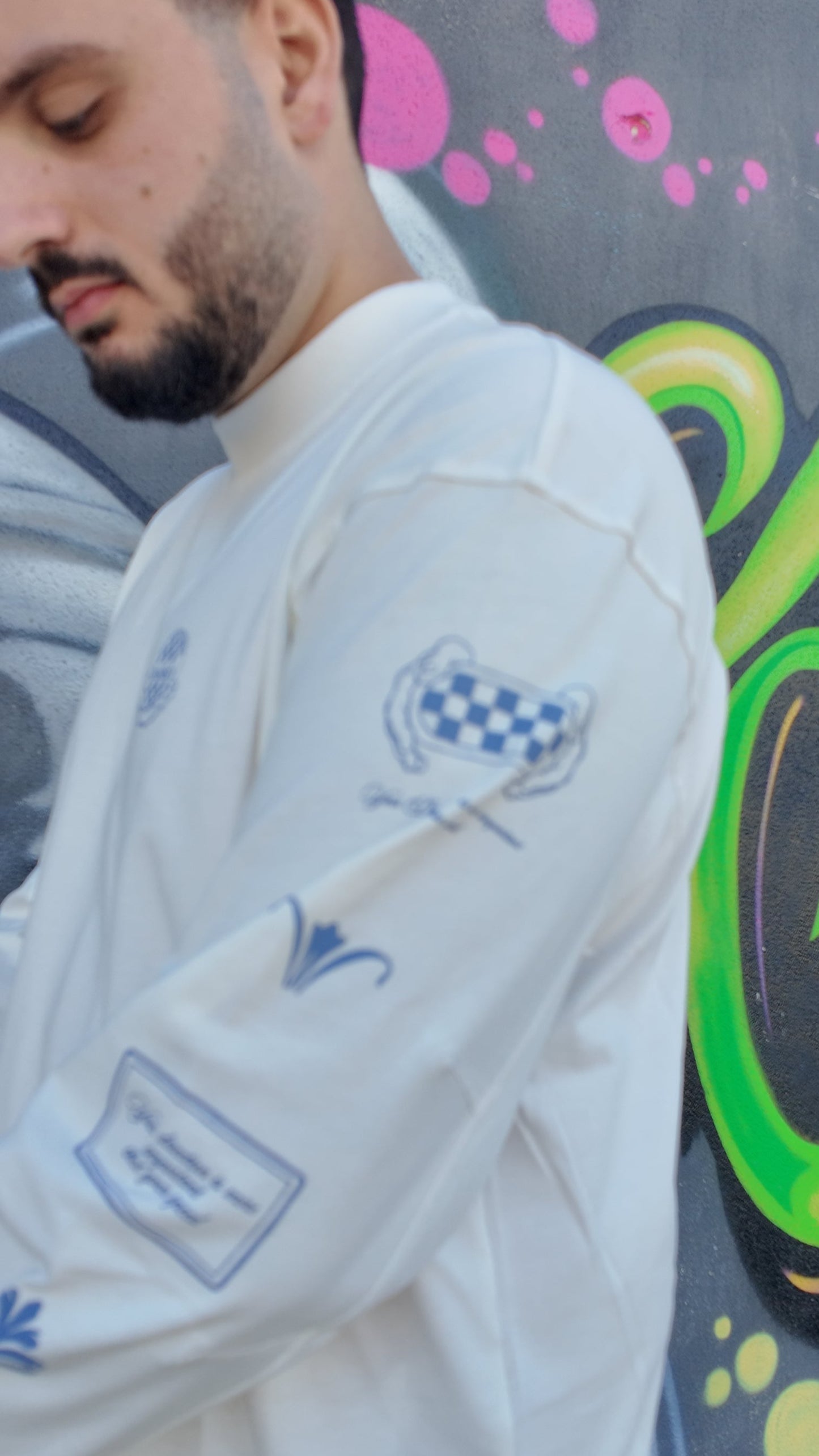 Long sleeve butish white