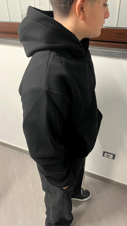 Felpa boxy black