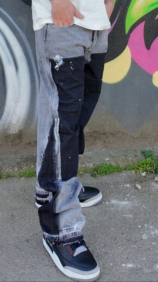 Jeans carpenter paint