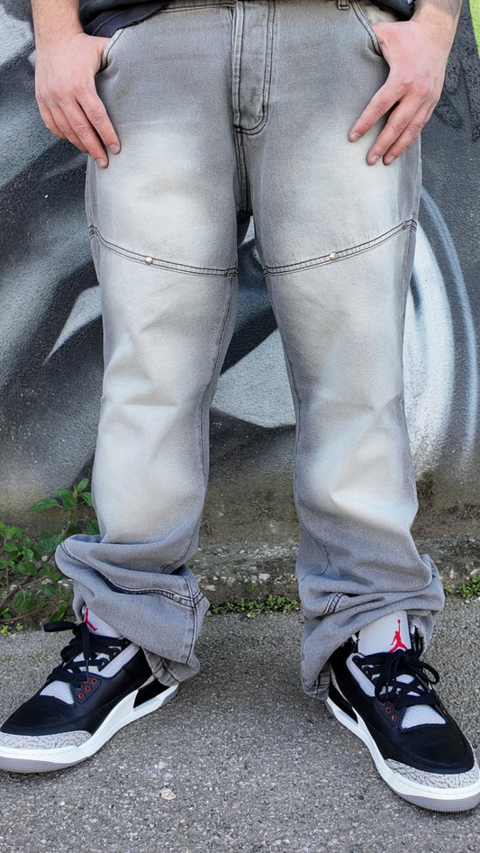 Jeans baggy bottons