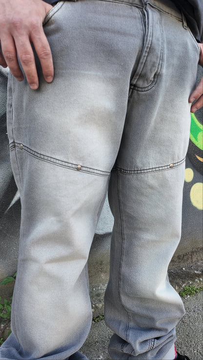 Jeans baggy bottons