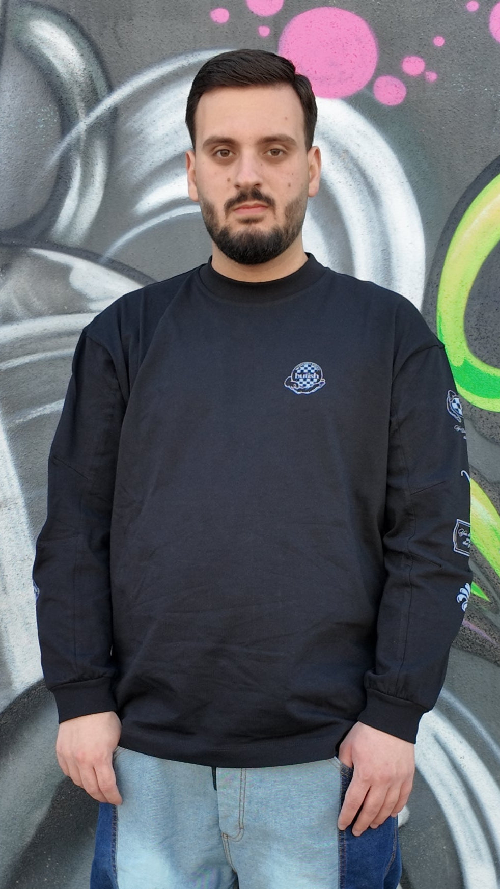 Long sleeve butish black